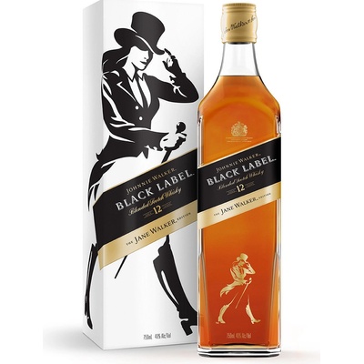 Johnnie Walker Black LABEL LADY JANE 40% 0,75 l (karton)