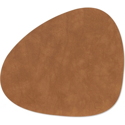 LIND Prostírání Curve Nupo přírodní kůže 37x44cm