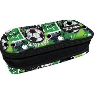  Ученически овален несесер с две отделения Xscape Football Soccer (269341)