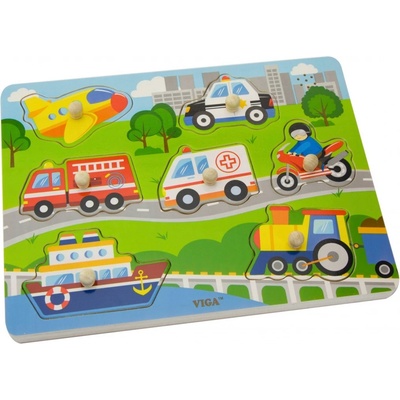 Viga zvukové puzzle dopravé prostriedky