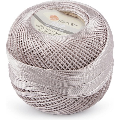 Příze háčkovací Tulip 50 g Varianta: 15 (438/76) šedokrémová, Balení: 6 ks