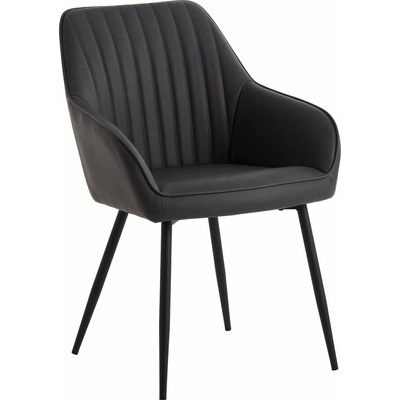 Unique Furniture Nolan Stripe s podrúčkami Tmavosivé 2 ks