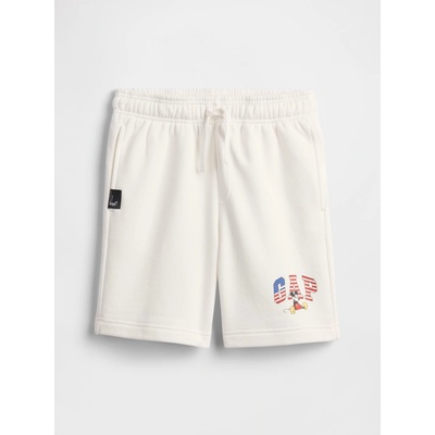 Gap detské kraťasy Gap & Disney Biela