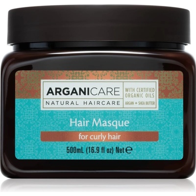 Arganicare Argan Oil & Shea Butter Hair Masque хидратираща и подхранваща маска за къдрава коса 500ml