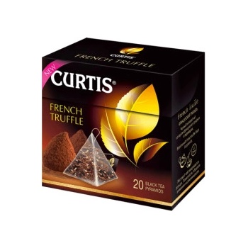 Curtis černý čaj French Truffle pyramidové sáčky 20 x 1.8 g