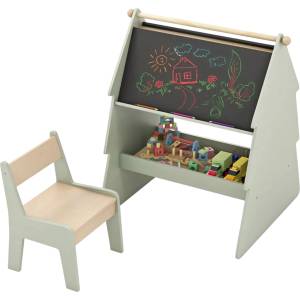 Costway Детски статив 2 в 1 Costway - Със столче (HY10279GN)