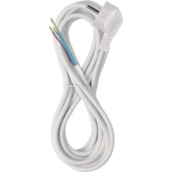 EMOS | S14315 | Flexo šnúra PVC 3× 1,0mm2, 5m, biela