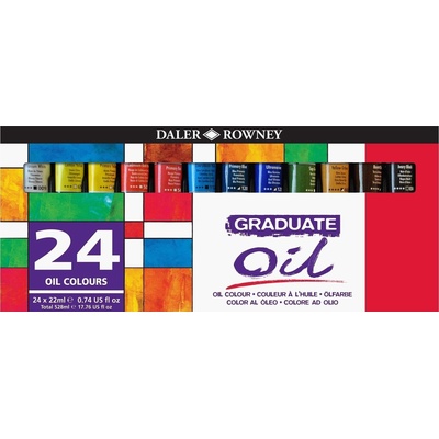 Daler Rowney Graduate Комплект маслени бои 24 x 22 ml (117522024)