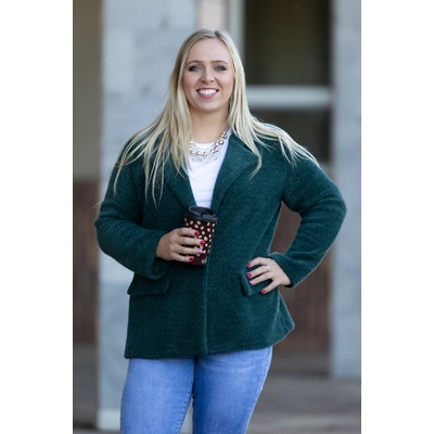 Italy fashion Elegantní sako LISY Černá – Zboží Dáma