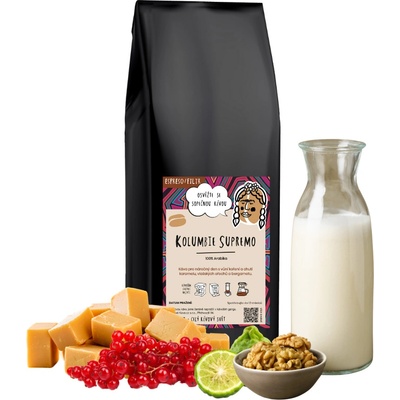 Kava.cz Kolumbie Supremo espreso filtr 1 kg