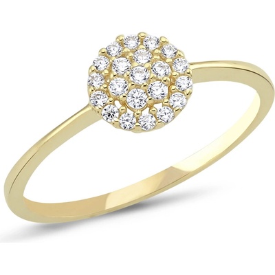 Lillian Vassago zlatý prsten se zirkony LLV66 GR112Y