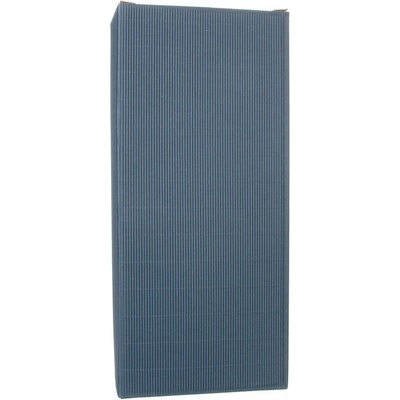 Darčeková krabica vlnitá lepenka modrá na 2 fľaše 363x78x162 mm