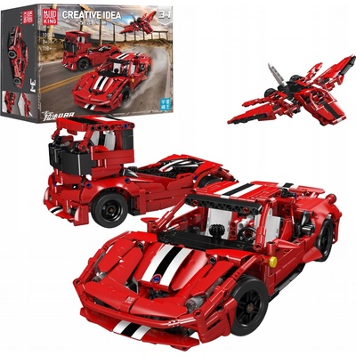 Mould King 10076 Creative Idea Supersport 488 3in1