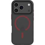 Tactical Хибриден удароустойчив кейс с MagSafe за iPhone 17 Pro - Tactical MagForce Hyperstealth 2.0 Cover (черен-червен) (57983126612)