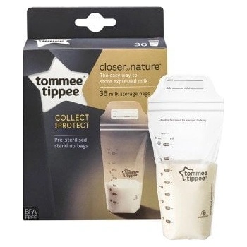 Tommee Tippee Комплект торбички за кърма Tommee Tippee - Closer to nature, 350 ml, 36 броя (TT.0049)