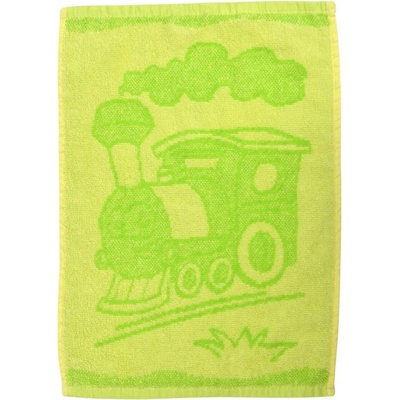 Profod Dětský uterák Train 30x50 cm green