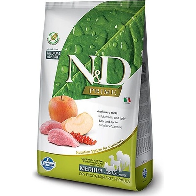 N&D Prime Adult Medium & Maxi Boar & Apple 2,5 kg