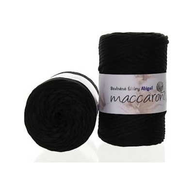 Maccaroni Šňůry Abigail 5mm - 106 II. černá