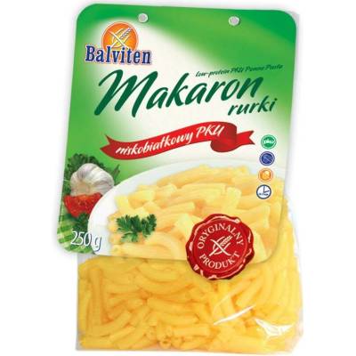 Balviten těstoviny-rourky nízkobílkovinné PKU 250 g
