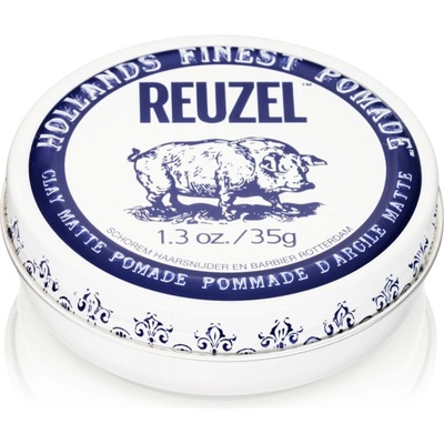 Reuzel Hollands Finest Pomade Clay Моделираща глина с матиращ ефект 35 гр