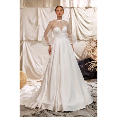 EvaMária svatební šaty Susana Kapučíno – Zboží Dáma