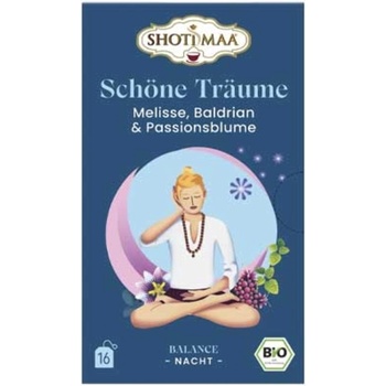 Shoti Maa Био чай Schöne Träume - маточина, валериана и пасифлора - 16 пакетчета чай