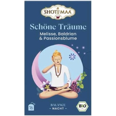 Shoti Maa Био чай Schöne Träume - маточина, валериана и пасифлора - 16 пакетчета чай