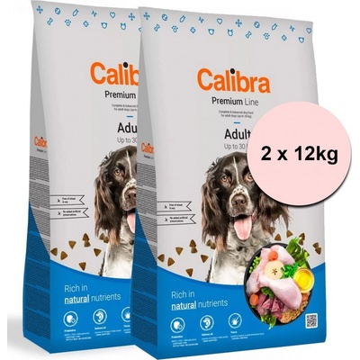 Calibra Dog NEW Premium Adult 2 x 12 kg