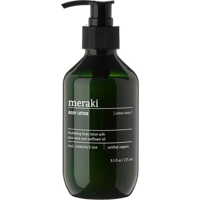 Meraki Hedvábné tělové mléko Cotton haze 275 ml