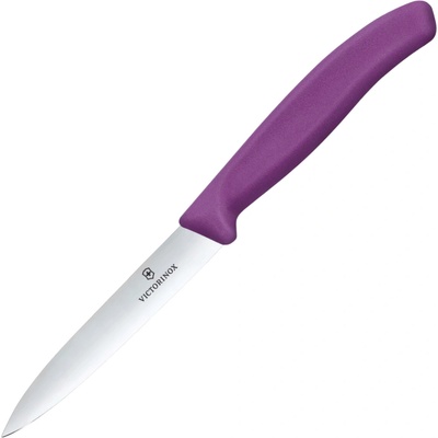 Victorinox 6.7705.C1 univerzálny kuchynský nôž, 10 cm, hladká špicatá čepeľ, fialový