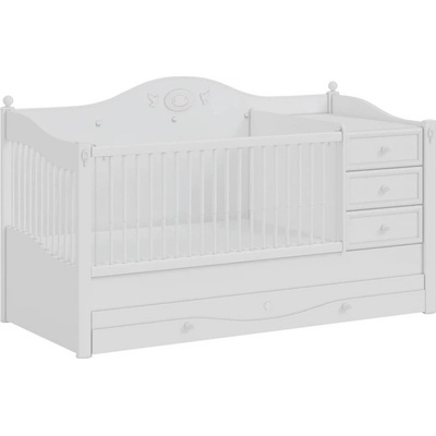 ČILEK rostoucí postýlka RUSTIC WHITE BABY