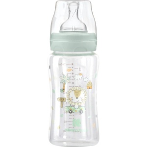KikkaBoo Шише стъклено 240мл Jungle King Mint (31302020122)