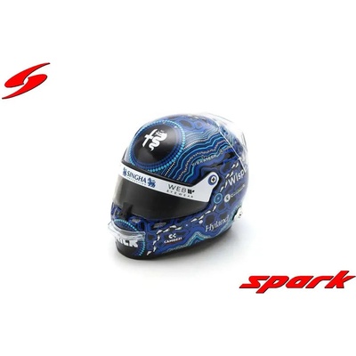 Model přilby SPARK Valtteri Bottas F1 2023 Australian GP 1:5