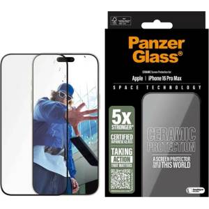 Panzer iPhone 16 Pro Max PANZERGLASS HOOPS стъкло за защита на камерата 9H + заден капак TRANSFER 1286 (1286)