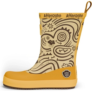 Affenzahn Детски гумени ботуши Affenzahn Kid's Gummistiefel Vegan Plashy Wellington boots - Tiger / Yellow - размер 23 (EU) (731-0329-0213)