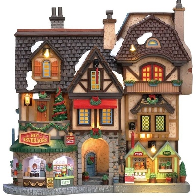 Svietiaci domček Lemax 85315 Vianočné pouličné slávnosti