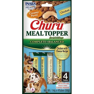 Inaba Churu Dog meal topper kuracie a sýr 4x 14 g