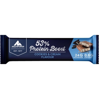 Multipower Протеинов бар 53% Protein Boost - Cookies and Cream