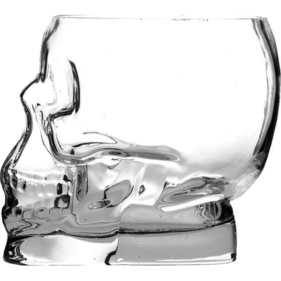 Tiki skleněná dóza ve tvaru lebky 100 ml