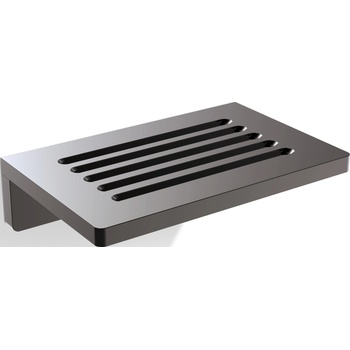 DECOR WALTHER Сапунерка Club семпла стенна с PVD покритие черен хром (0859558)