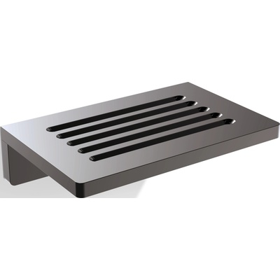 DECOR WALTHER Сапунерка Club семпла стенна с PVD покритие черен хром (0859558)