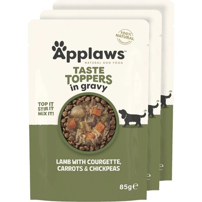 Applaws Dog Taste Toppers Gravy Jehněčí s cuketou 3 x 85 g