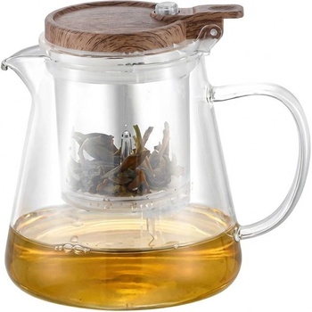 Кана за чай TP-750 - 750 ml, боросиликатно термоустойчиво стъкло