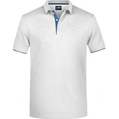 James Nicholson pánská polokošile JN728 White Navy