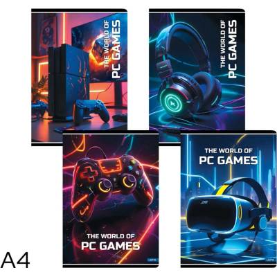 Lastva Sešit A4 linka Games