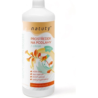 Natuty Prostředek na podlahy s vůní citronu (1 l - čistá podlaha beze šmouh