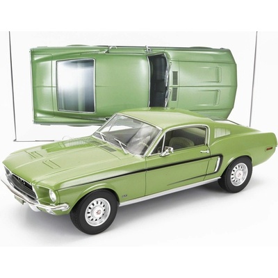 NOREV FORD USA MUSTANG FASTBACK GT COUPE 1968 GREEN 1:12