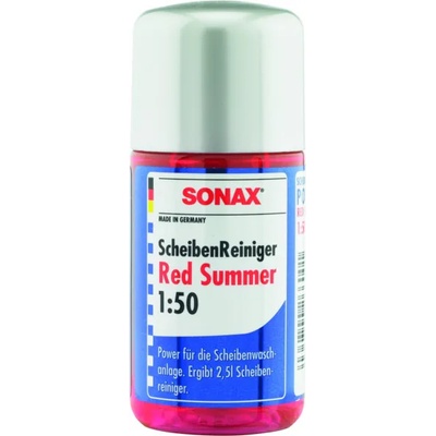 SONAX Лятна течност за стъклочистачки Sonax Red summer 1: 50, 50 мл (02660000)