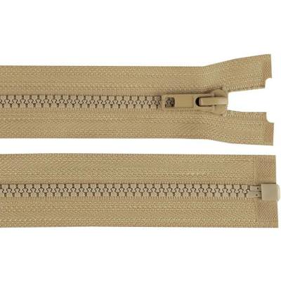 Pro Háčkování Kostěný zip No 5 délka 70 cm hnědý přírodní
