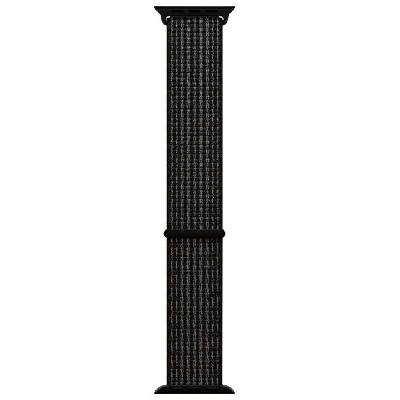 Watch Nike Band Sport Loop - оригинална текстилна каишка за Apple Watch 42мм, 44мм (черен)